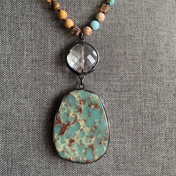 FREE with purchase Handmade one of a kind boho necklace mala various beads new - Picture 3 of 3